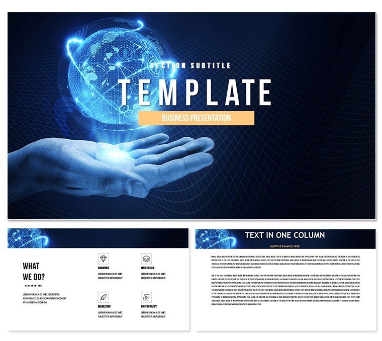 World PowerPoint Presentation Template - Professional and Customizable