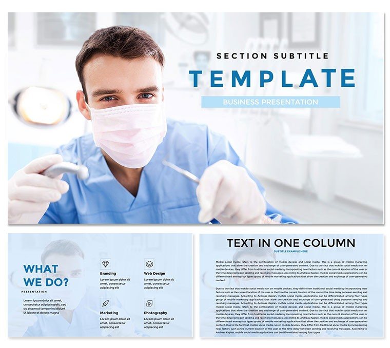 Dental Treatment PowerPoint Presentation Templates