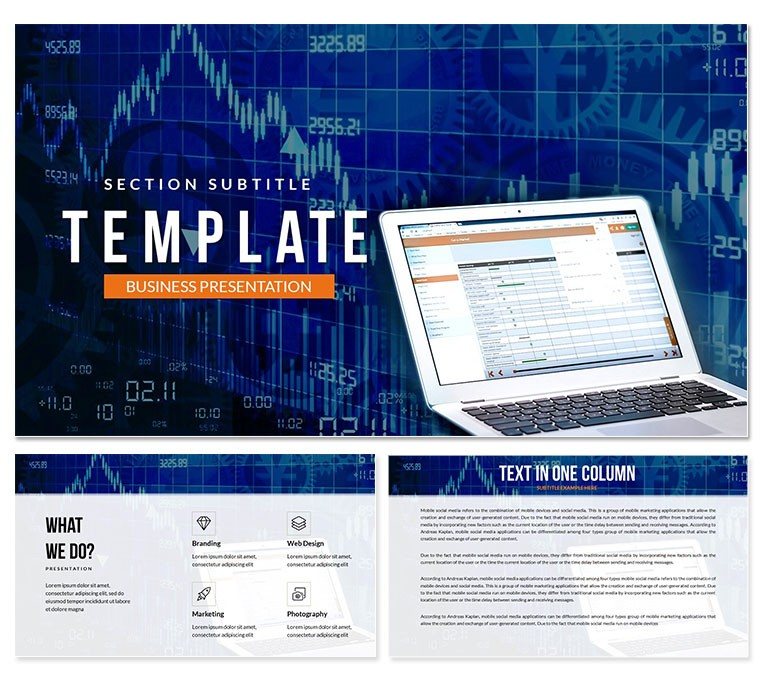 Software for financial analysis PowerPoint Presentation Template