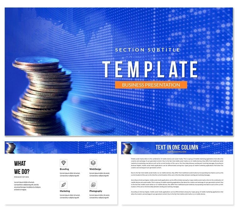 Make money from online business PowerPoint Presentation Templates