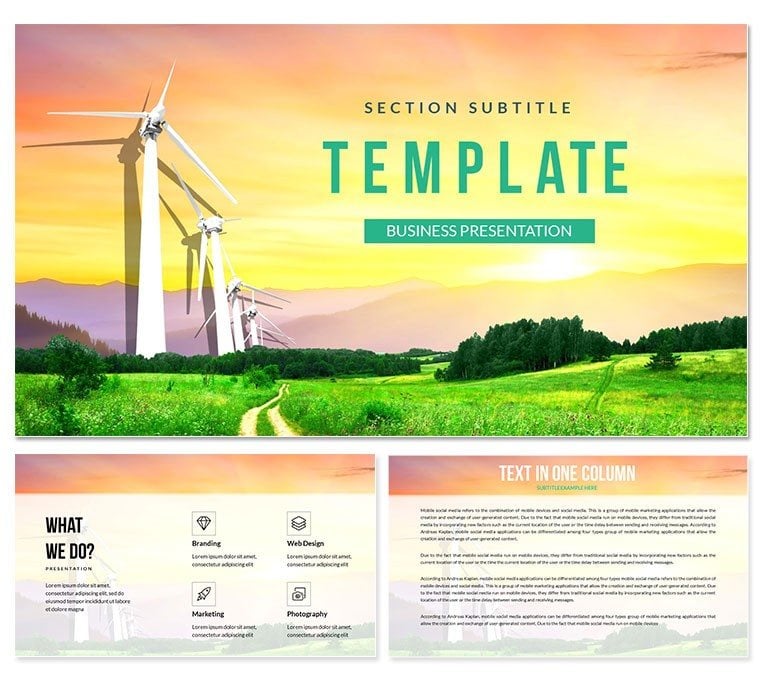 Renewable Energy Sources PowerPoint Presentation Templates