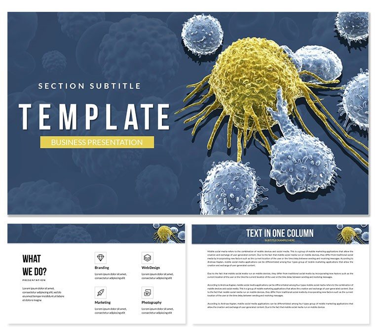 ONCOLOGY Cancer PowerPoint Presentation Templates