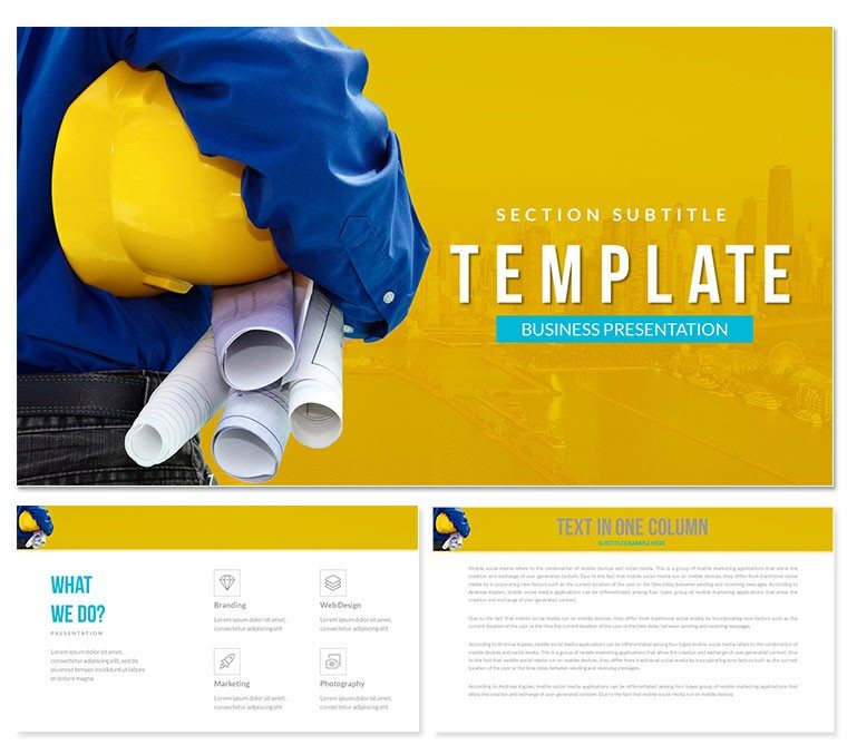 Building Construction PowerPoint Template | Download Now