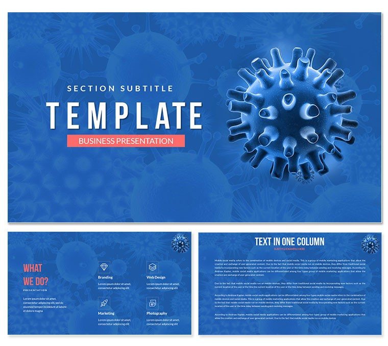 Bacteria and Virus Protection PowerPoint Template | Download Now