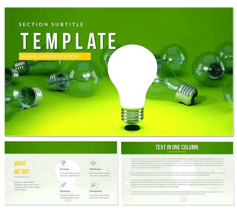 Energy Conservation PowerPoint templates