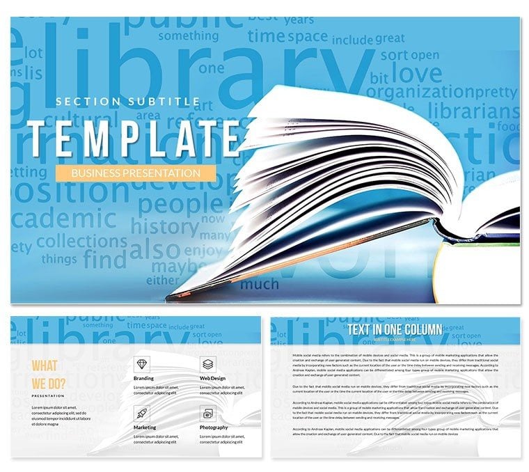 Online Library PowerPoint templates