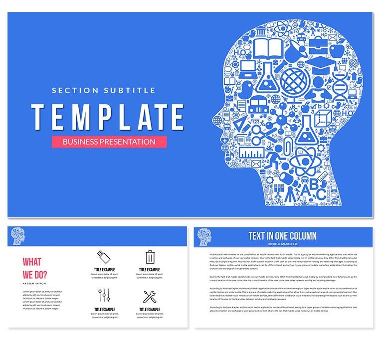 Learning Plan PowerPoint Template Presentation