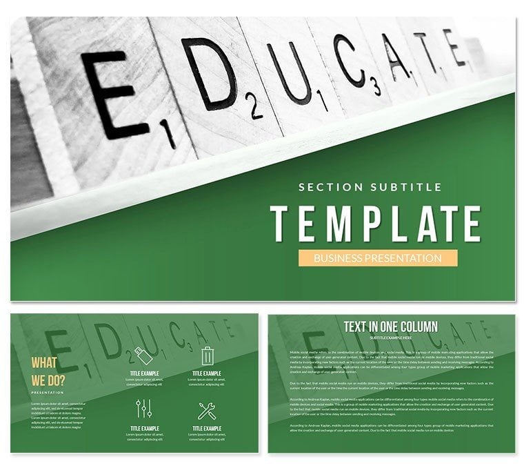 Educate PowerPoint Template