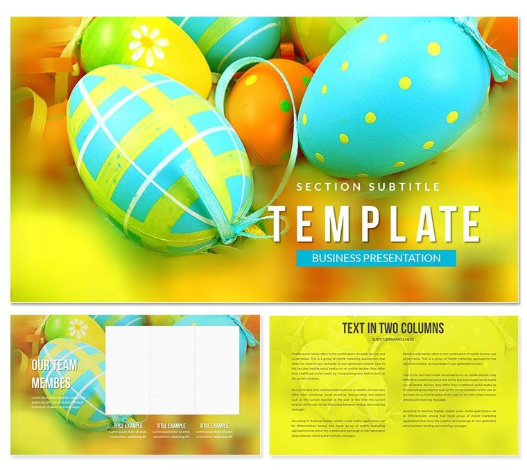 Easter Holidays PowerPoint Template | Professional Presentation