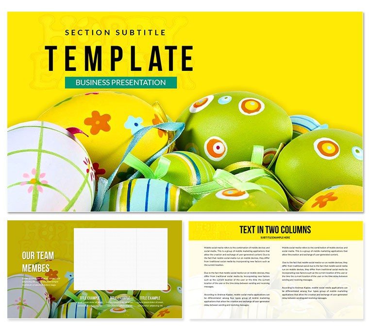 Easter Background PowerPoint Templates