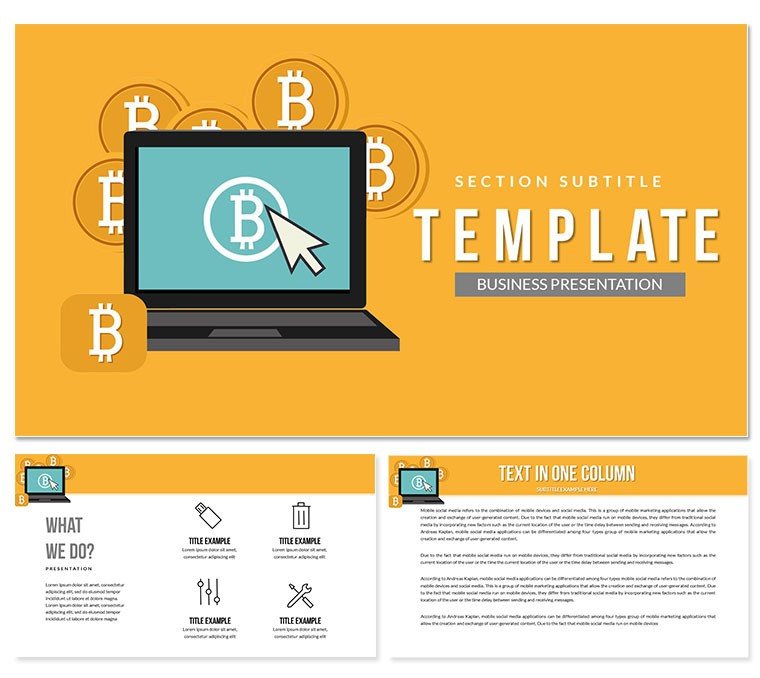 Bitcoin Trading Platform PowerPoint Template - Download Now