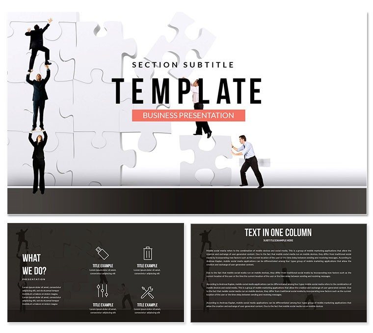 Business Management PowerPoint Template for Presentations