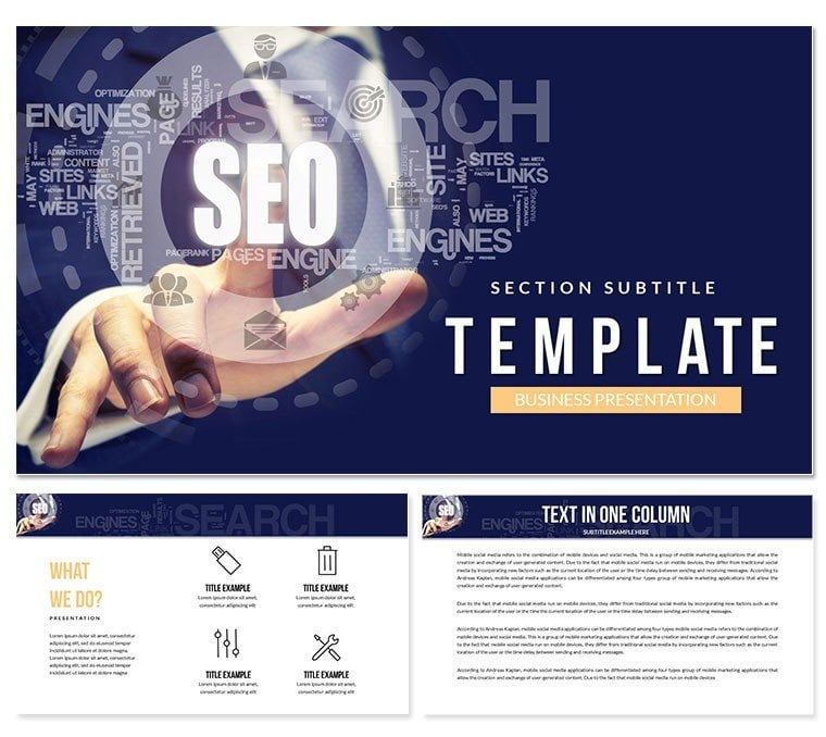 Seo Services PowerPoint Template for Presentation