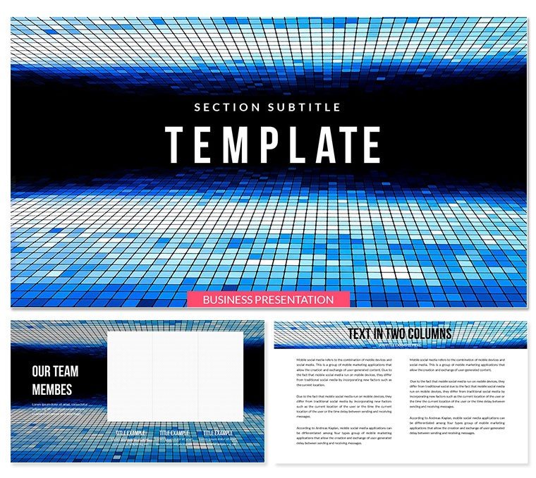 Abstract Fantastic PowerPoint Template: Presentation