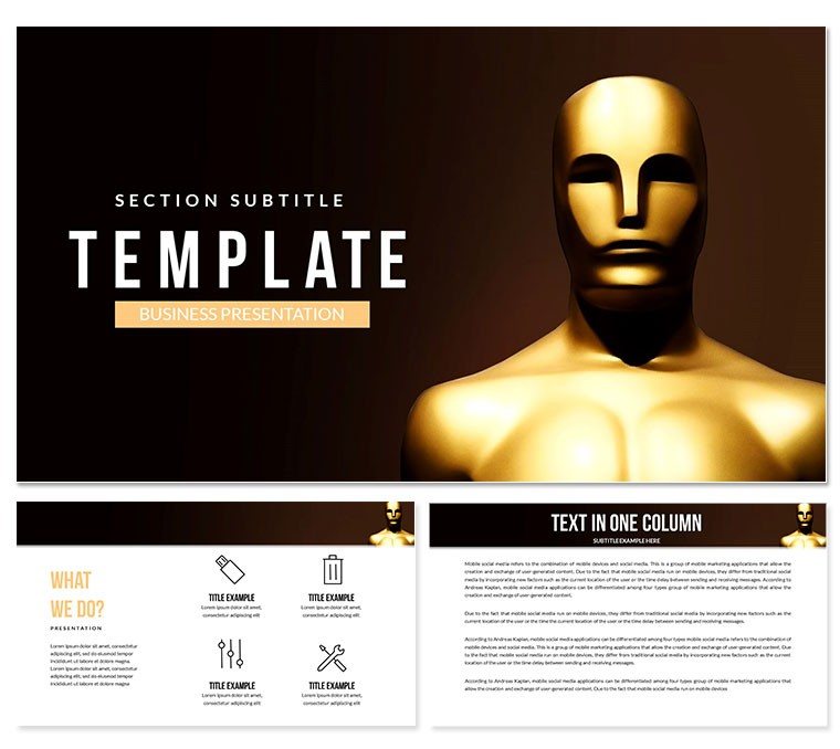 Academy Awards PowerPoint template