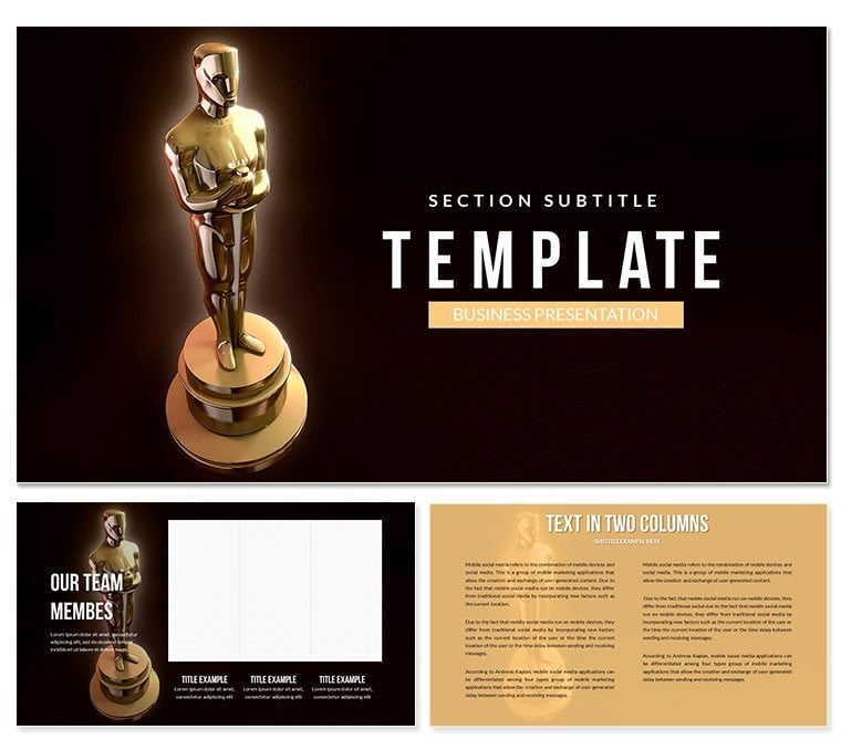 Academy Awards - Oscars PowerPoint template