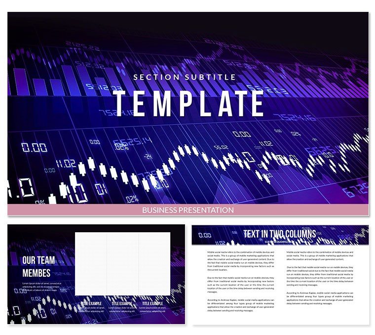 Exchange Rate Online: Tips, Trading Learning PowerPoint template