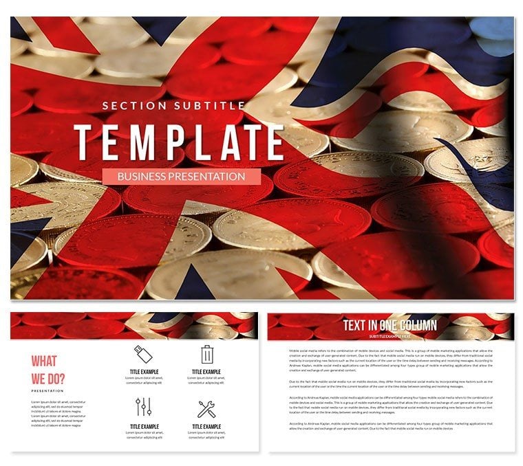 United Kingdom economy PowerPoint template: Presentation