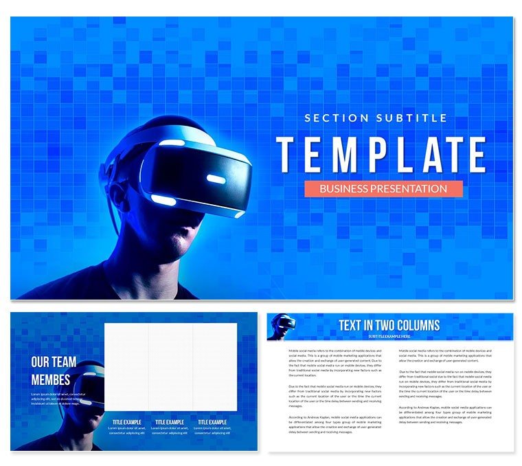 Virtual Reality Headsets PowerPoint templates