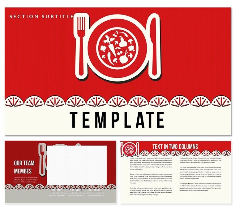 Cooking Recipes PowerPoint templates