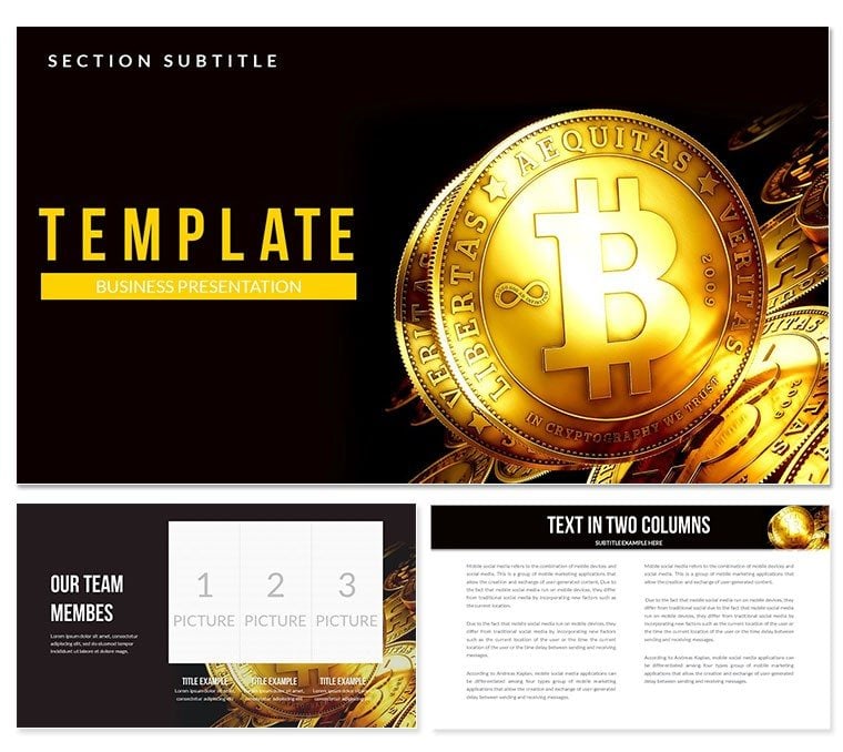 Bitcoin Mining PowerPoint Templates