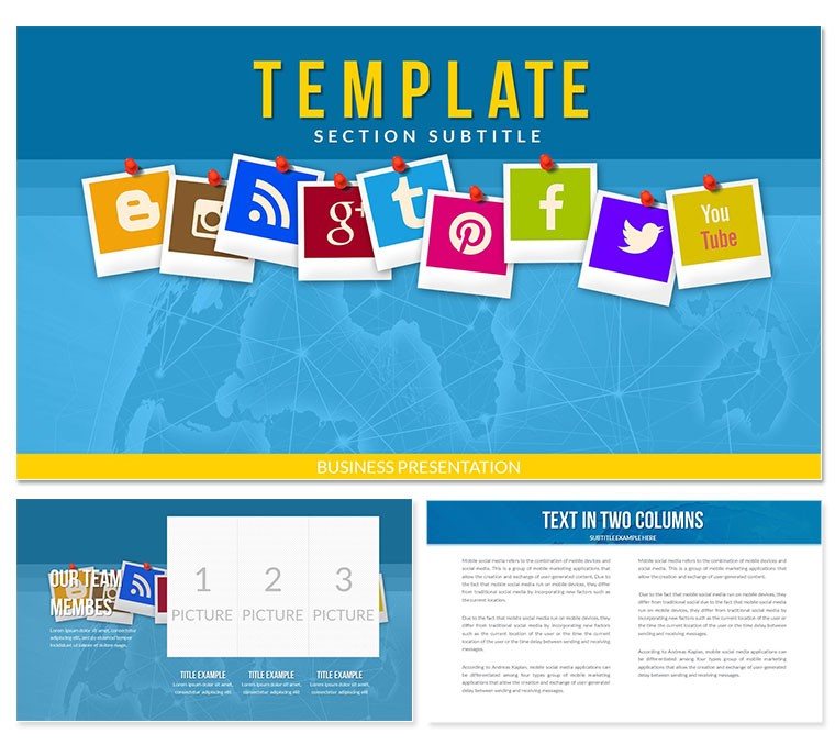 Social Media Marketing for Businesses PowerPoint Template