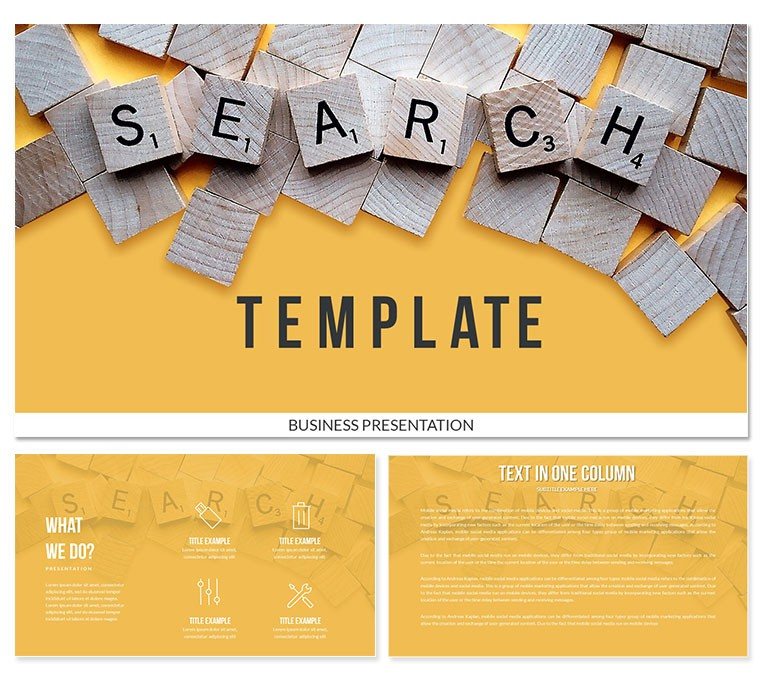 Search PowerPoint Templates - Presentation