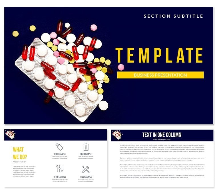 Medications and Pills PowerPoint templates