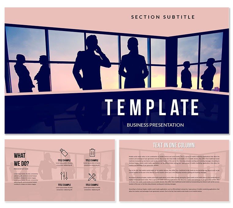 Business Company PowerPoint Template - Customizable Presentation