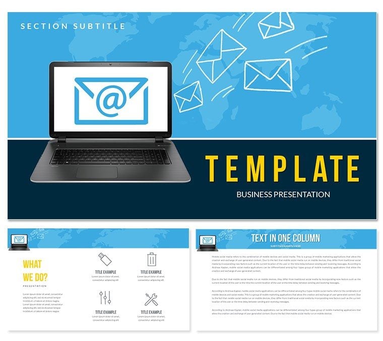 Sending Email PowerPoint Templates