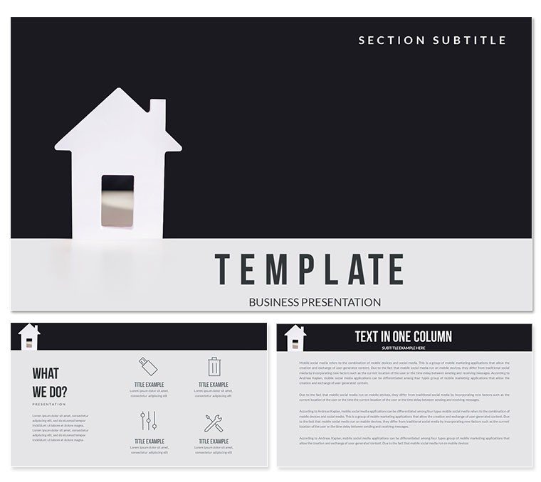 Real Estate Search PowerPoint templates