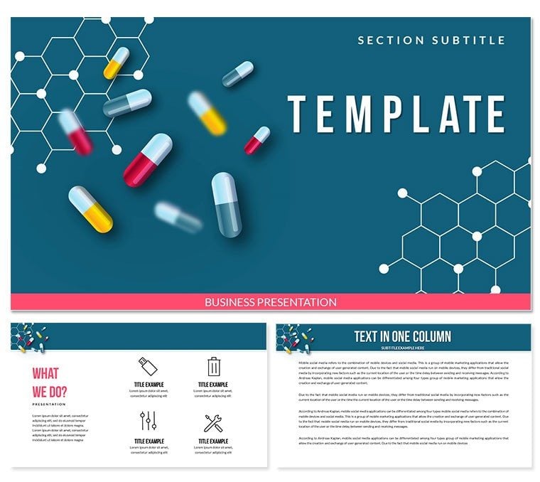 Prescription Drug Information PowerPoint Templates