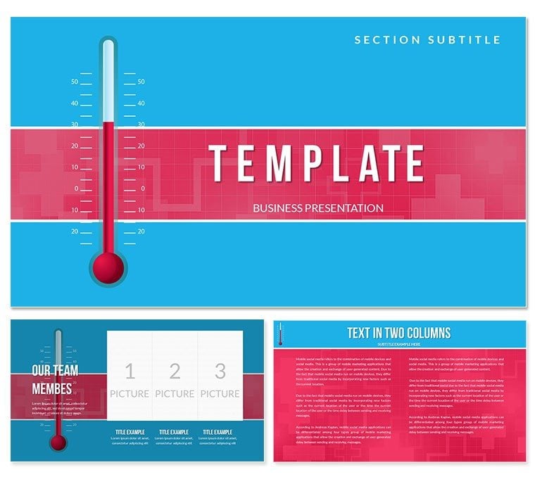 Medical Thermometer PowerPoint templates