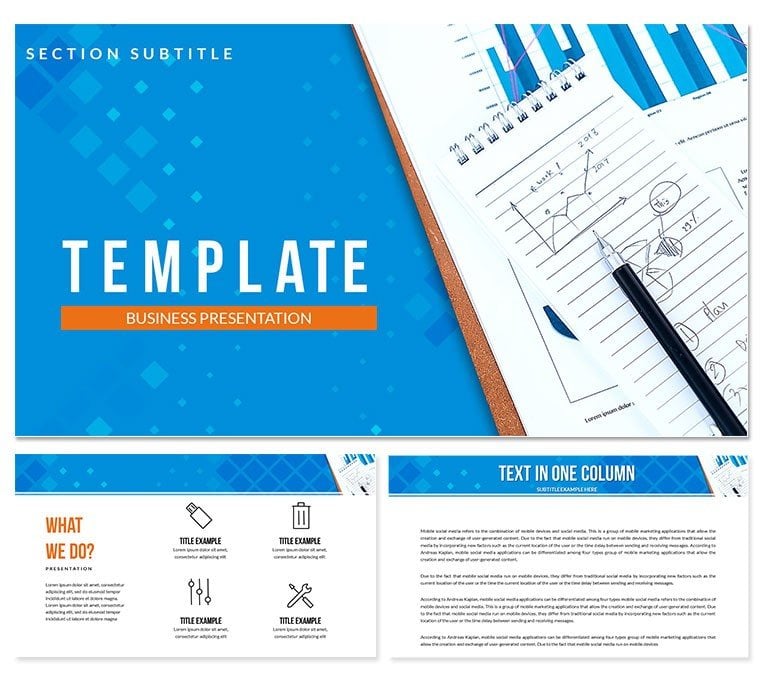 Business Analysis: Dynamic PowerPoint Template for Presentation