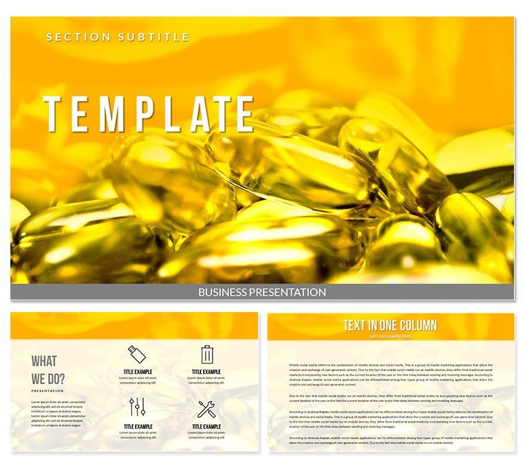 Vitamins and Minerals PowerPoint templates