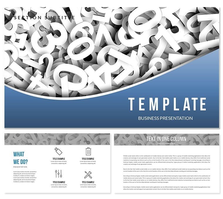 Numbers PowerPoint templates
