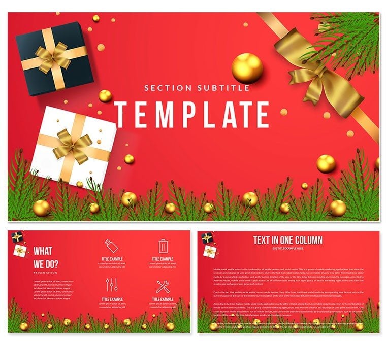 Choose Gift for Christmas PowerPoint templates
