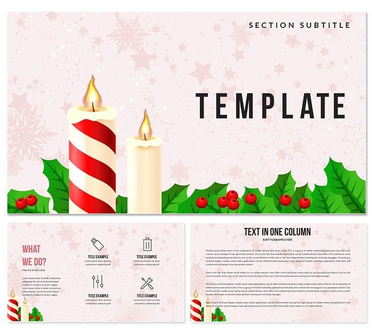 Legends, symbols and traditions of Christmas PowerPoint templates