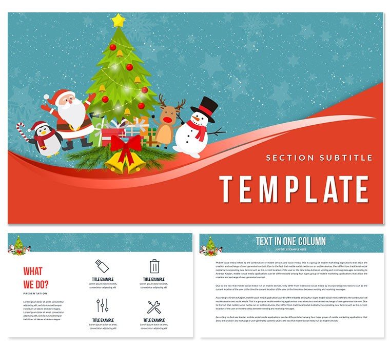 Christmas Characters PowerPoint templates
