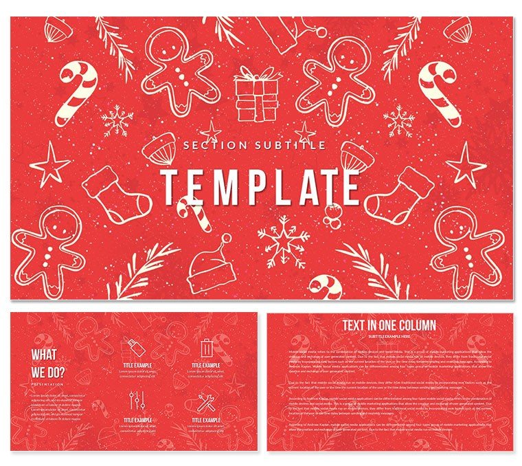 Christmas Sweets PowerPoint templates