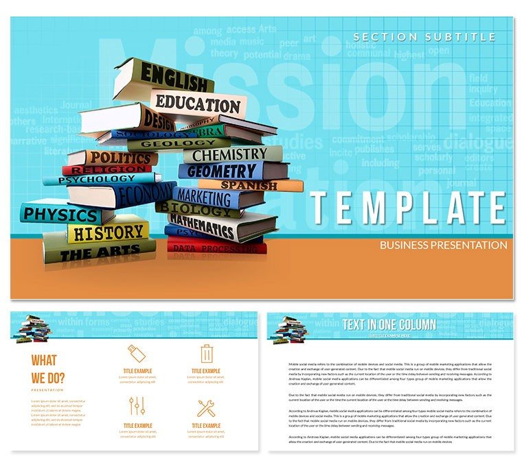 Online Books PowerPoint templates