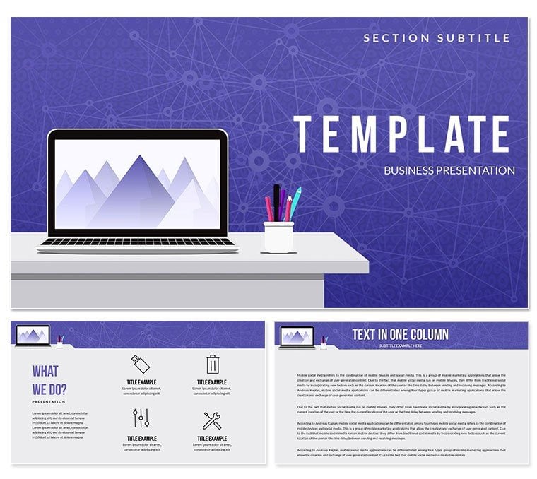 Project Workplace PowerPoint template