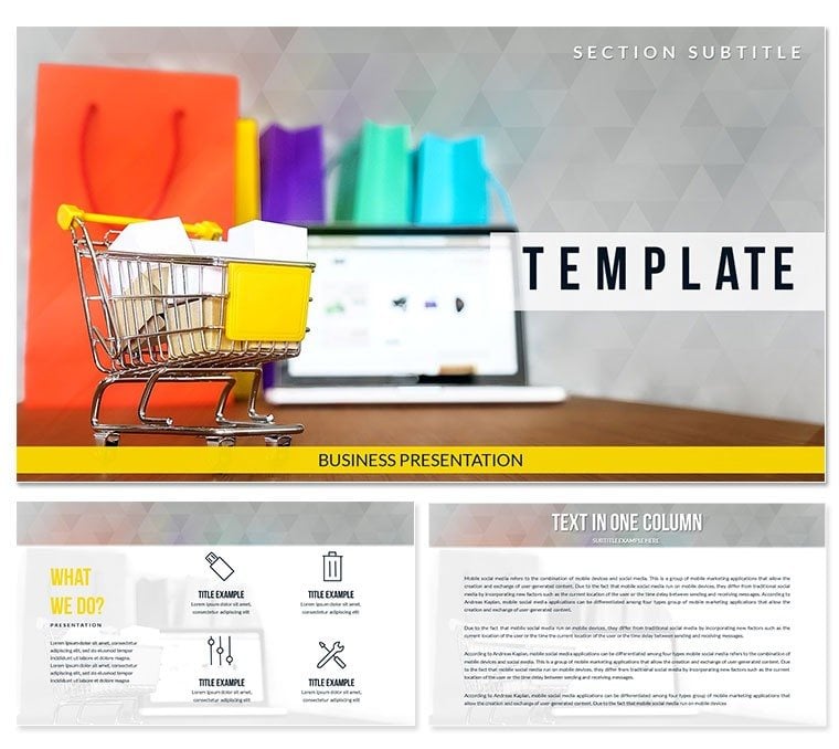 Online Store PowerPoint templates