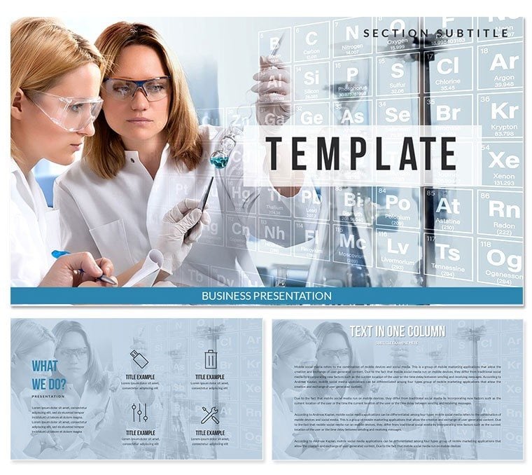 Chemical Experiment PowerPoint template