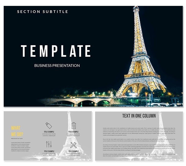 Paris, France - Guide to Paris PowerPoint templates
