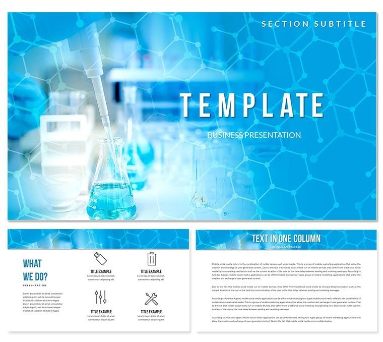 Reagent for Chemical Analysis PowerPoint templates