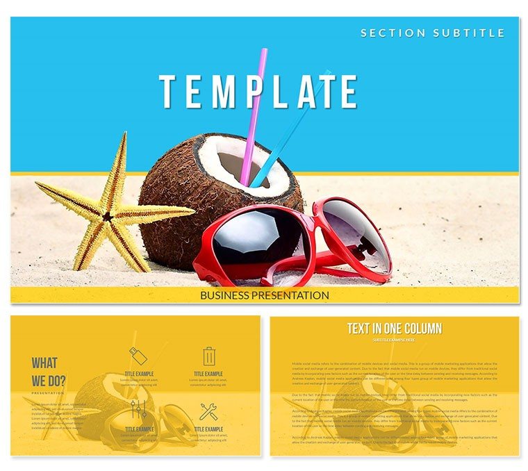Vacation Resort PowerPoint template