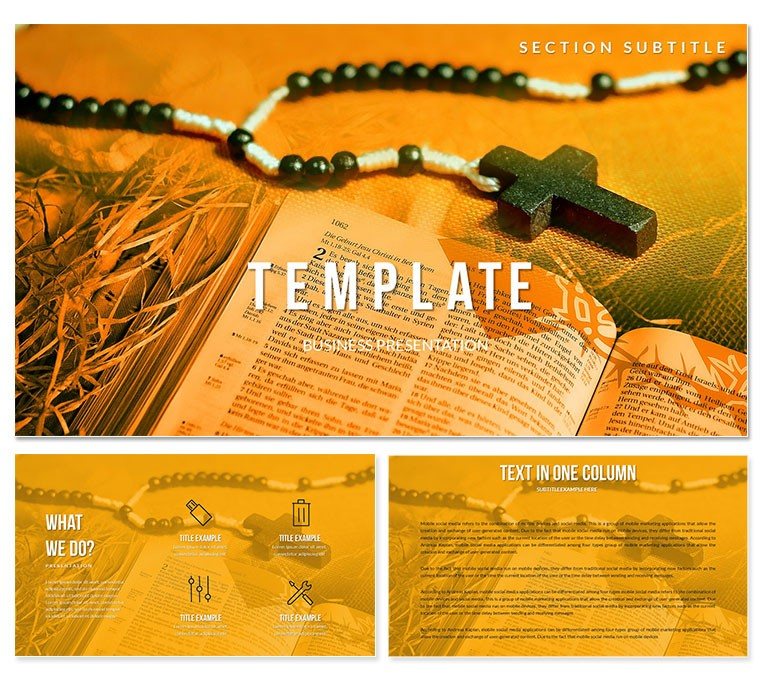 Rosary, Bible PowerPoint templates
