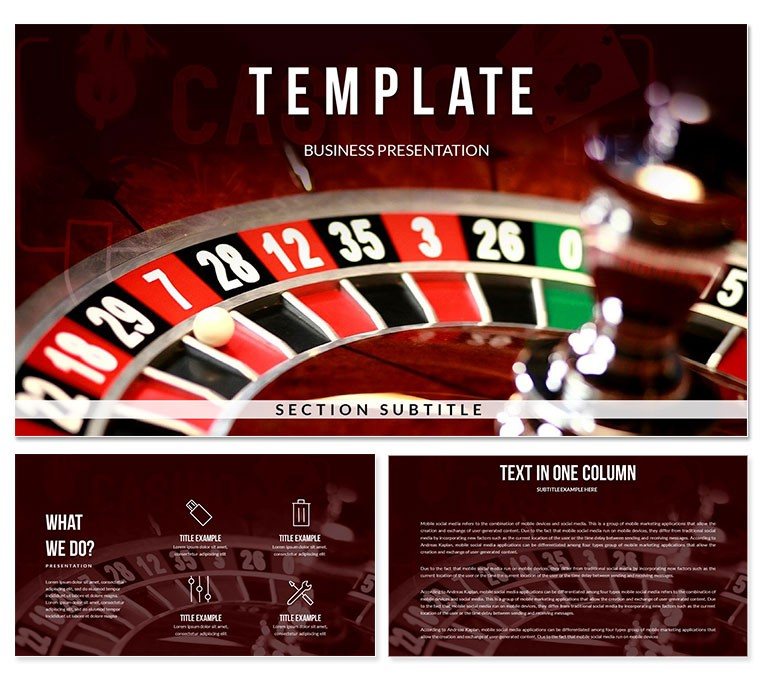 Basic Roulette Strategy PowerPoint templates