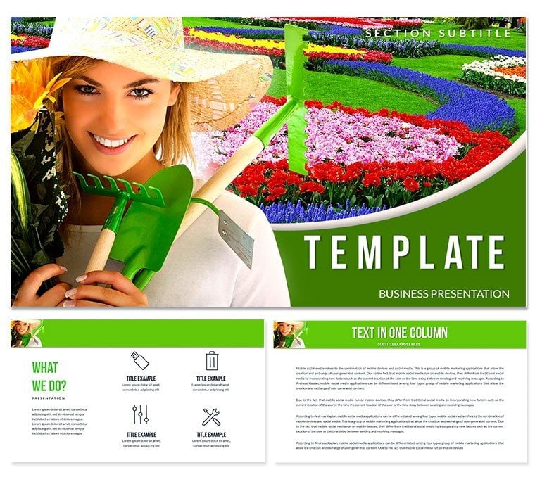 Orchard and Garden: Useful Advice PowerPoint templates
